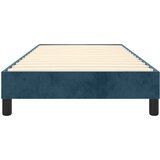  Okvir za krevet s oprugom tamnoplavi 80x200 cm baršunasti | shoptok.hr
