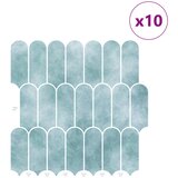  Pernata pločica 10 pcs Zelena 30 x 30 cm Poliuretan i PET | shoptok.hr
