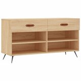Maison Chic Klop za čevlje - Sedež za čevlje sonoma hrast 102x35x55 cm inženirski les, (21776330) Cene