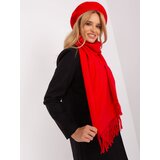 Wool Fashion Italia Scarf-AT-SZ-23185.93P-red | Shoptok.si