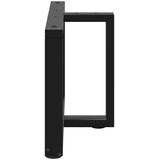  Noge za klub stolić T-oblika 2 kom Crne 70x25x(42-43) cm Čelik | shoptok.hr