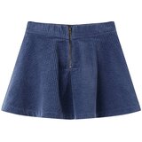  Dječja suknja s džepovima od samta modra 92 | shoptok.hr