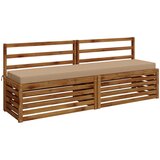  Jastučić za klupu SOEST 100% poliester Pijesak 180 x 40 x 8 cm | shoptok.hr