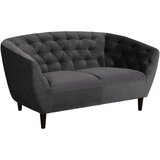 Actona tamno siva baršunasta sofa Ria, 150 cm Cijene
