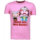 Local Fanatic Majice s kratkimi rokavi 29226134 Rožnata | Shoptok.si