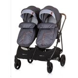 Chipolino dječja kolica za blizance ili dvoje djece Duo Smart Silver Grey | shoptok.hr