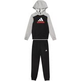 Adidas Športna trenirka siva / rdeča / črna / bela | Shoptok.si