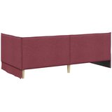  Kutni okvir kreveta Vinska crvena 80 x 200 cm tkanina | shoptok.hr