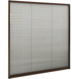  Zaslon protiv insekata za prozore aluminijski smeđi 120x120 cm | Eponuda.ba