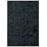 Crni ručno rađen tepih viskozan 200x300 cm Noemi –