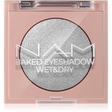 NAM Baked Eyeshadow bleščeča senčila za oči 02 Silver Lining 4 g Cene