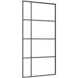  Klizna vrata s priborom 102,5x205 cm od stakla ESG i aluminija | shoptok.hr