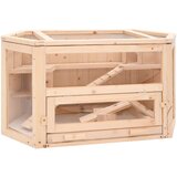 vidaXL Kavez za hrčke 80 x 40 x 43 cm od masivne jelovine | shoptok.hr
