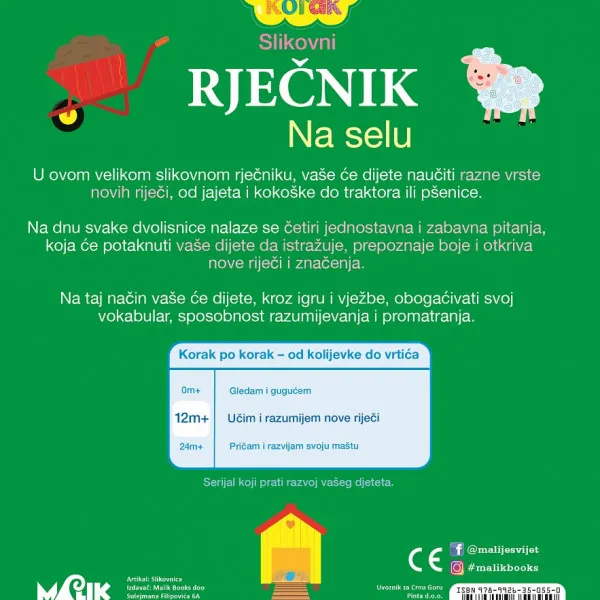 MALIK slikovni rječnik-na selu Cijene