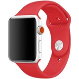  apple watch silicone strap red s/m 42/44/45mm kaiš za sat | Eponuda.com