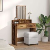  Toaletni stol s ladicama u starom drvetu 79x41x140 cm | shoptok.hr