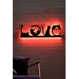 WALLXPERT zidna LED dekoracija Cat Love Red | ePonuda.com