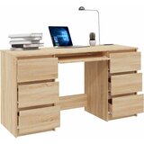 Pisaći stol boja hrasta sonome 140x50x77 cm konstruirano drvo | shoptok.hr