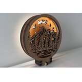  Li-Go 23583/DUB2 - LED prigušiva stona dekoracija LED/12W/230V 20x22 cm hrast | Eponuda.com