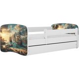 MID.YOU Dječji krevet Dreamy brod 160x80 sa madracem s ladicom Bijela | shoptok.hr