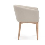 Kave Home Kremno bel jedilni stol Harlan – | Shoptok.si