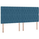  s madracem i skladištem Tamno plava 200 x 200 cm Baršun | shoptok.hr