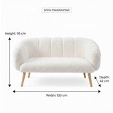 Atelier Del Sofa Dvosjed, Bijela | Eponuda.ba