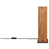  Namizna svetilka z lesenim senčilom v črni in naravni barvi (višina 40 cm) Karuni – | Shoptok.si
