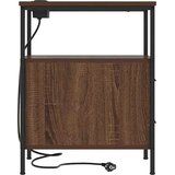  Noćni ormar 2 pcs Smeđi hrast 30 x 48 x 61 cm Konstruirano drvo | Eponuda.com
