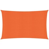 vidaXL Senčno jadro 160 g/m² oranžno 2,5x4,5 m HDPE Cene