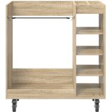 Golf ormar s kotačem Jednobojno Sonoma hrast 90 x 45 x 98 cm | shoptok.hr