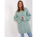 Wool Fashion Italia Sweater-AT-SW-2367-2.64P-mint | shoptok.hr