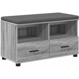  Klupa za hodnik s jastukom Sivi Sonoma 80 x 38 x 46 cm | Eponuda.ba