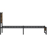  Metalni okvir kreveta bez madraca boja hrasta 75x190 cm | shoptok.hr