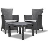 Allibert set rosario balcony sto/dve stolice sivi Cene