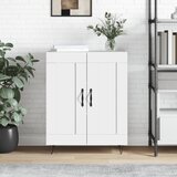  Komoda sjajna bijela 69,5x34x90 cm od konstruiranog drva Cijene