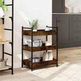  Kuhinjska kolica boja hrasta 50 x 30 x 70 cm konstruirano drvo | shoptok.hr