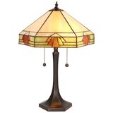  Endon 64286 - Stona lampa Tiffany NEVADA 2xE27/60W/230V, prečnik 40 cm | Eponuda.com
