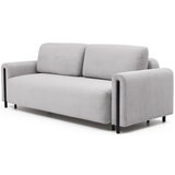 ELTAP Svijetlo siva sklopiva/s prostorom za odlaganje sofa od samta 244 cm Arcadova – | shoptok.hr