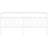 vidaXL Metalno uzglavlje bijelo 200 cm | shoptok.hr