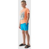 4f Boys' Boardshorts Beach Shorts - Blue cene