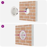  Pokrov ventilacije 4 pcs Srebrno 100 mm Nehrđajući čelik - 100 mm | shoptok.hr