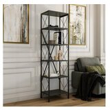 Hanah home Suadiye - Anthracite AnthraciteBlack Bookshelf | ePonuda.com
