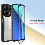 Techsuit ColorVerse 360 ​​Series obostrana zaštitna maska za Xiaomi Redmi Note 13 4G – crna | shoptok.hr