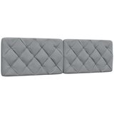 vidaXL Vzglavna stranica svetlo siva 180 cm blago | Shoptok.si