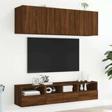 vidaXL Zidni TV ormarići 2 kom smeđa boja hrasta 40x30x30 cm drveni Cijene