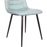 XORA stol, kovina, tekstil črna, žadasto zelena | Shoptok.si