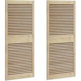  Ormarna vrata s vratima 2 pcs Prirodna 140,5 x 2,1 x 59,5 cm | shoptok.hr
