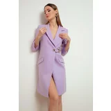 Lafaba Dress - Purple - Blazer dress