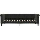  Dnevni krevet na razvlačenje crni 90 x 200 cm baršunasti | shoptok.hr